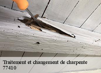 Traitement et changement de charpente  77410