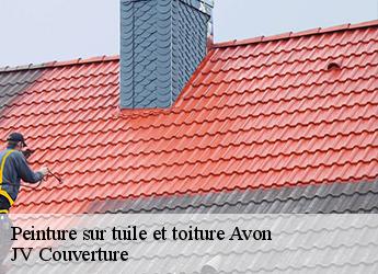 Peinture sur tuile et toiture  avon-77210 JD Couverture 