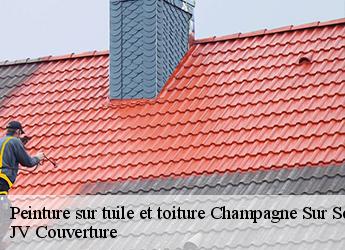 Peinture sur tuile et toiture  champagne-sur-seine-77430 JD Couverture 