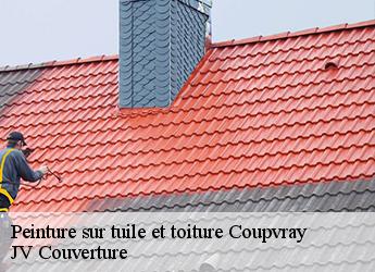 Peinture sur tuile et toiture coupvray-77700 JV Couverture