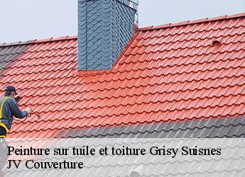 Peinture sur tuile et toiture grisy-suisnes-77166 JV Couverture