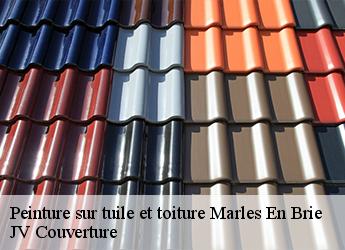 Peinture sur tuile et toiture 77610