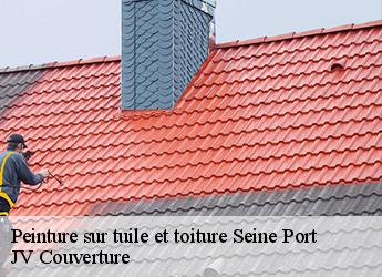 Peinture sur tuile et toiture  seine-port-77240 JD Couverture 