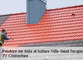 Peinture sur tuile et toiture  ville-saint-jacques-77130 JD Couverture 