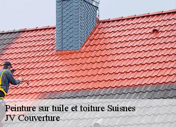 Peinture sur tuile et toiture suisnes-77166 JV Couverture