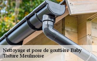 Nettoyage et pose de gouttière  baby-77480 Toiture Meulinoise